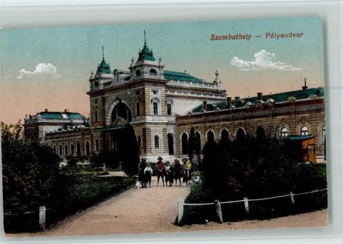 Palyaudvar - Bahnhof 1917 AK good condition