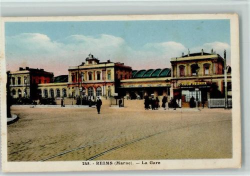 Reims La Gare ca 1915 AK