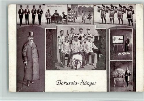 O9001 Chemnitz , Sachs Borussia-Sänger Mehrfachaufnahme Musiker