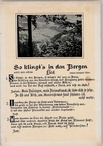 1963 So klingst in den Bergen