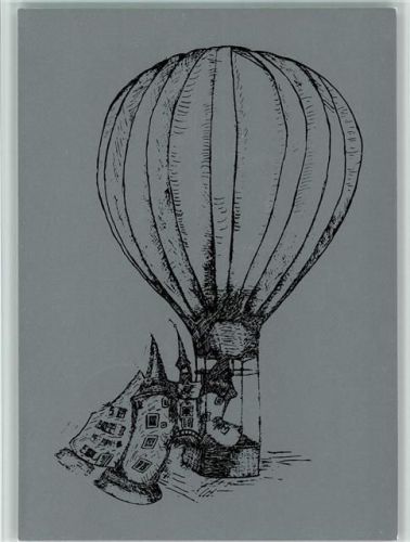 Porrentruy Karte 258 - Ballon Meisterschaft 1981 - Courrier Special - Bild: Ballon fantastique