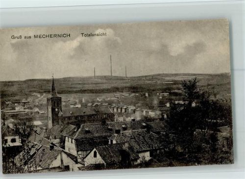 53894 W5353 Mechernich 1918 - Blick über die Stadt , gute Erhaltung AK