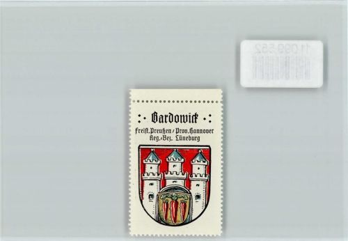 Bardowick Vignette Wappen Kaffee Hag ca 1920-1940