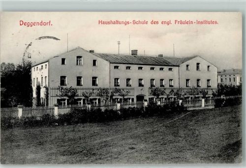 Deggendorf 1907 Haushaltungs-Schule des engl. Fräulein-Institutes