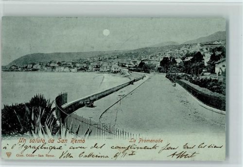 San Remo 1901 La Promenade