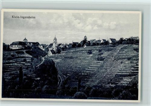 Kleiningersheim Teilansicht , gute Erhaltung AK