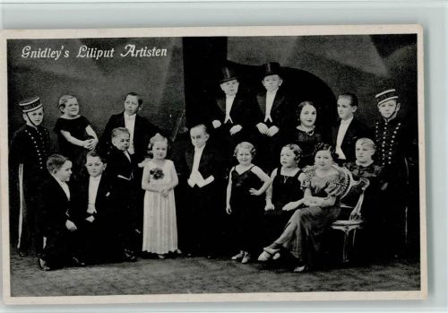 Gnidelys Luliputaner -Künstler Truppe