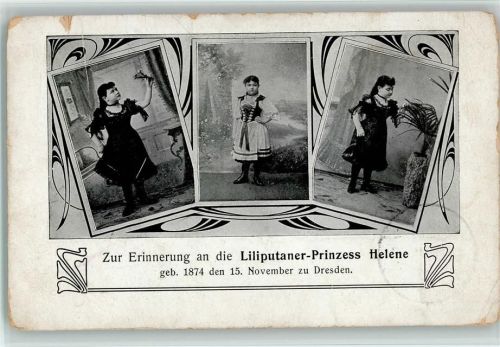 Helene Liliputaner Prizess 1910 AK