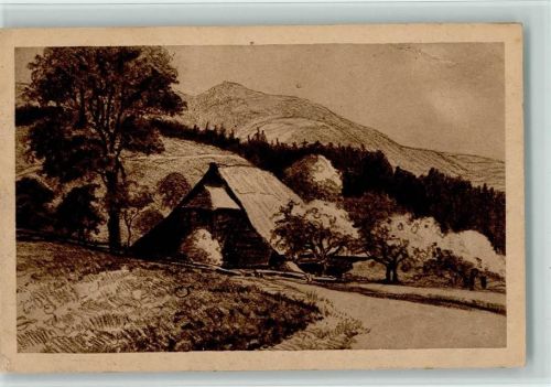 Nr. 10 Alter Bauernhof, sign Stücklin - Schwarzwaldhäuser