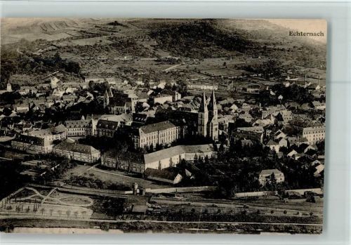 Echternach Luftbild, ca 1925, gute Erhaltung AK