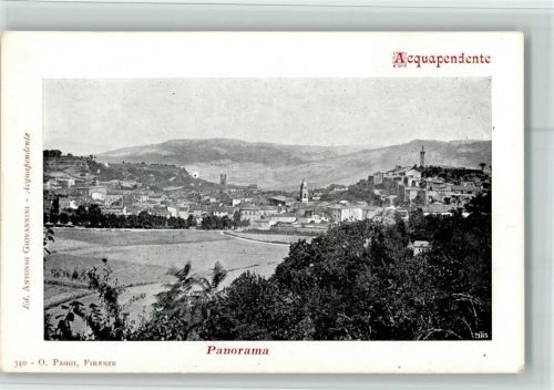 Acquapendente Panorama ca 1905 AK