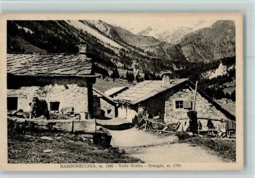Bardonecchia Valle Stretta, gute Erhaltung AK