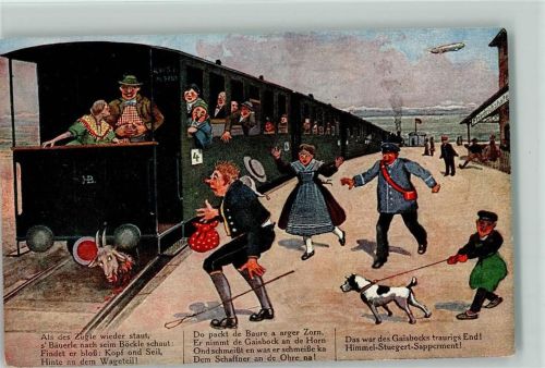 Schwäbische Eisenbahn , Serie 201 in 4 Bildern I. Serie