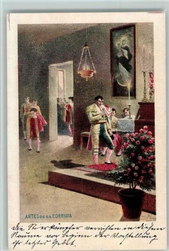 Nr. 506 Spanien - Artes de la Corrida ca 1900 AK