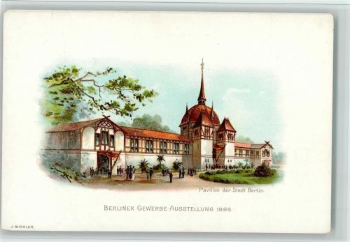 Berlin Mitte Kunstanstalt Miesler 1896 , gute Erhaltung AK