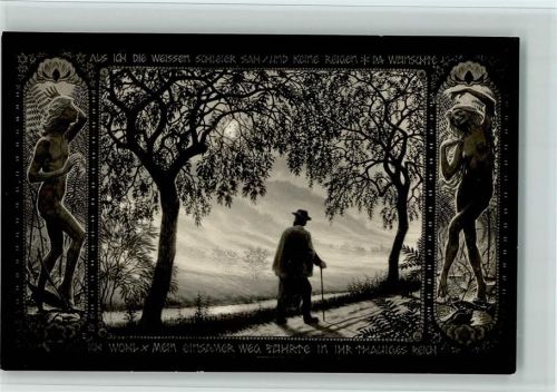 Jugendstil - Nr. 56 Elfenwanderer - gute Erhaltung