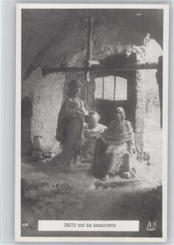 Jesus und die Samariterin - christliches -Verlag A. Noyer Nr. lebende Skulpturen