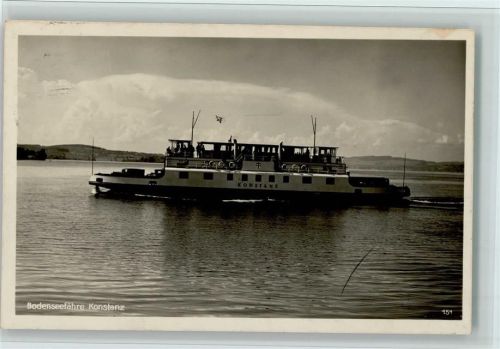 1933 Fähre "Konstanz" , gute Erhaltung AK