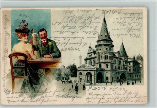 München 1902 Gruss aus - AK