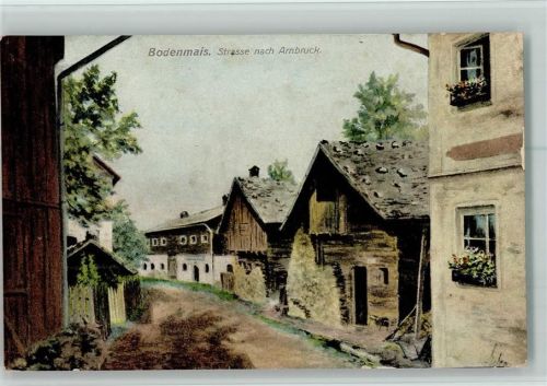 Bodenmais 1915 Strasse nach Arnbruck - Ottmar Zieher Verlag - sign