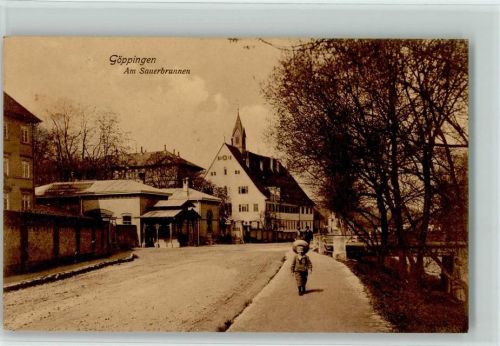 Göppingen 1910 Am Sauerbrunnen