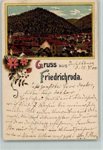 Friedrichroda 1900 Ortsansicht