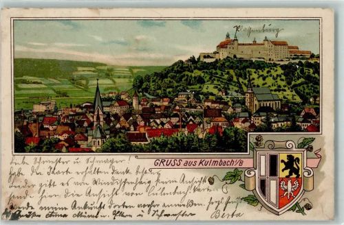 Kulmbach 1908 Plassenburg