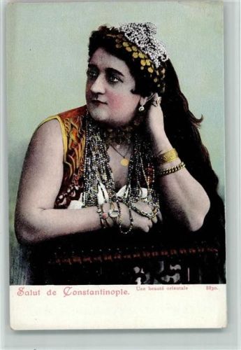 1900 Constantinople - Une beaute orientale AK