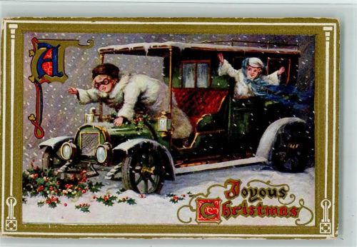 Happy Christmas - Kinder im Automobil