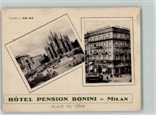Milano Hotel Pension Bonini Place du Dome