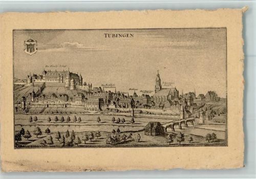 Tübingen Historismus - Anno 1650 nach Bodenehr AK
