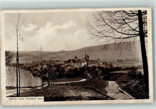 Schlitz Ortsansicht vom Friedhof aus