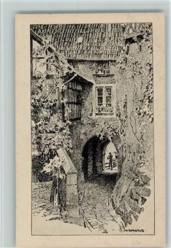 Wartburg Wartburg Nr. 4 Federzeichnung , Verlag Mandt, gute Erhaltung AK