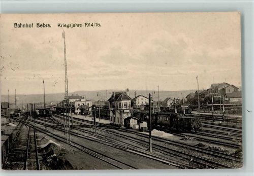 Bebra Bahnhof Kriegsjahre 1914/16