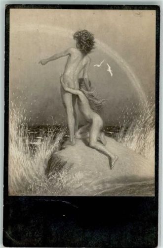 1928 Nr. 29 Auf der Klippe AK