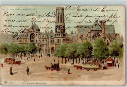 Paris 1904 Saint Germain Auxerrois AK