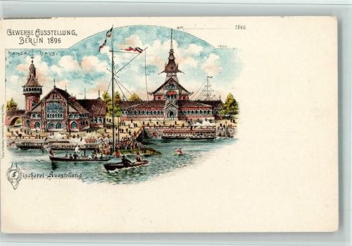 Berlin Mitte Hansa Haus 1896 - Rosenblatt Kunstanstalt , gute Erhaltung AK