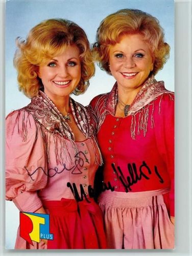 Maria und Margot Hellwig Volksmusik Original Autogramm Schlagersänger
