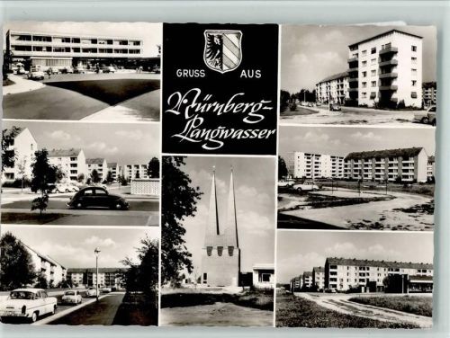 Langwasser 1966 Neubau-Siedlung, gute Erhaltung AK
