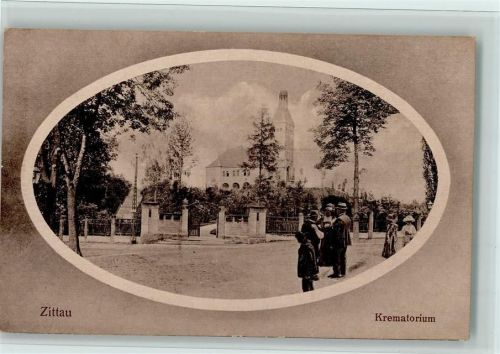 Zittau Krematorium, gute Erhaltung AK