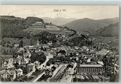 Zell 1910 Bahnhof
