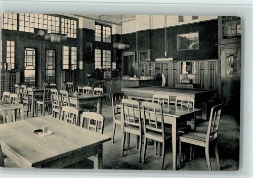 St. Gallen 1909 Vereingebäude des Kaufm. Vereins - Billardzimmer, gute Erhaltung AK
