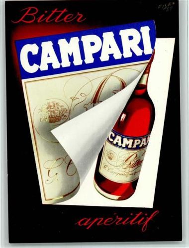 Bitter Campari sign Fisa 1957 AK