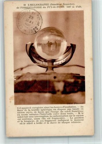 1922 Heliographie de Observatoire du Puy-de-Dome AK