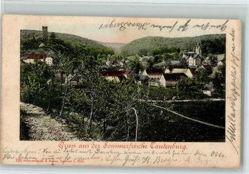 07778 O6901 Tautenburg 1904 - Teilansicht AK