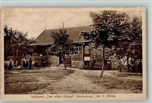 Eidinghausen Restaurant Zum wilden Schmied Ort durch Stempel