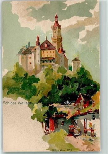 Wallsee Schloss Wallsee sign König