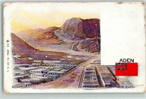 Aden sign. R.Hansche Künstlerkarte