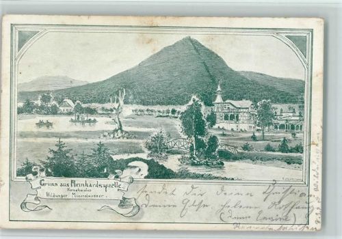 Bad Wildungen 1900 Ortsansicht Reinhardsquelle