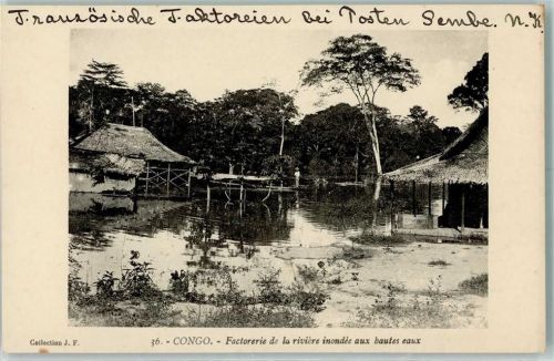 Factorerie de a rivière indondée aux hates eaux